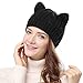Cocobla Women's Hat Cat Ear Crochet Braided Knit Caps