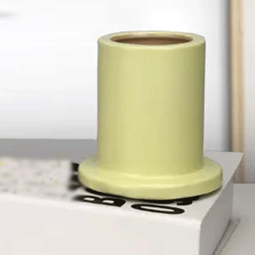 Ceramiczny lekki luksusowy styl obsadka do pióra do przechowywania na biurku stół biurowy artykuły papiernicze (gł. 9,3 * 10 cm)