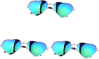 2 Pçs Óculos De Sol Coração Óculos De Sol Moda Óculos De Sol Em Forma De Coração Vintage Coração Óculos De Sol Fora Óculos Cupido Amor