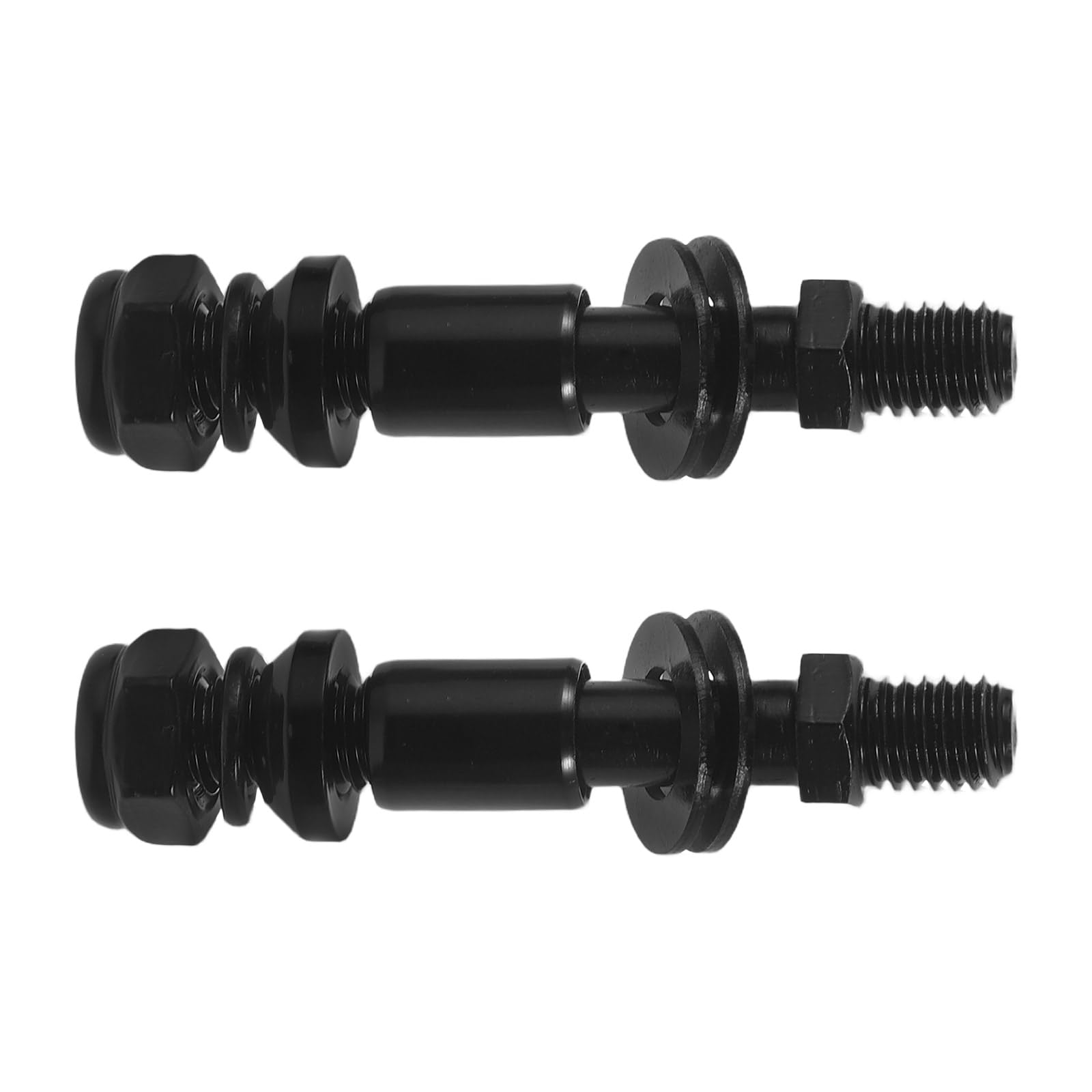 Tornillos espejo retrovisor moto convertidor negro adaptador montaje resistente 8