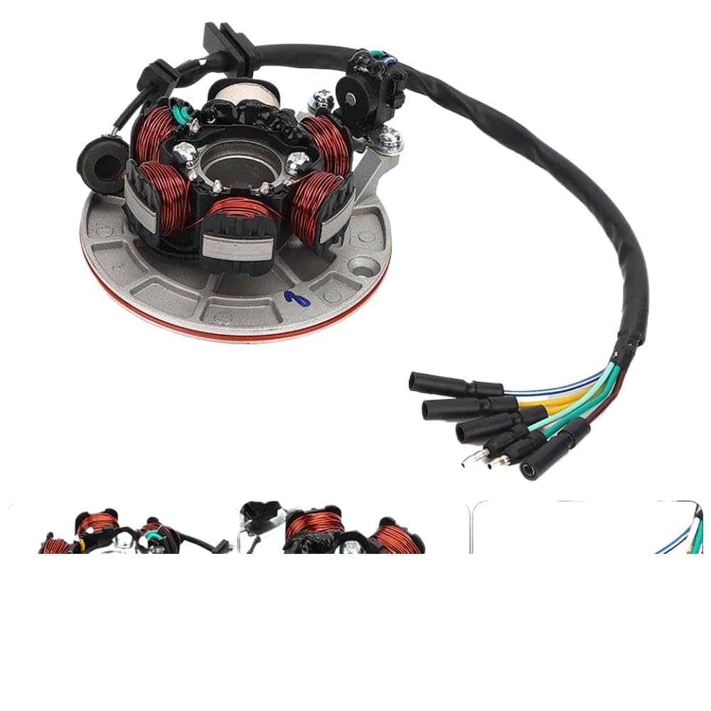 Piastra statore e bobina per lifan yx 140cc kick start motore compatibile con accessori per moto bici da pista