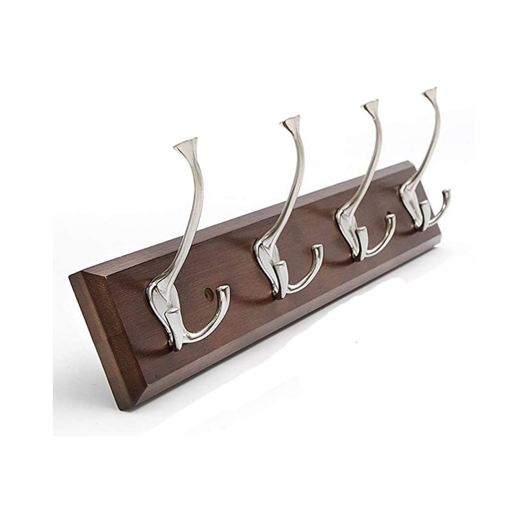 Mobygkfy Rosso Wall Mounted Opening Shelf 4 Metal Hooks Wall Mounted Drying Rack Towel Towel Rack(Rosso)