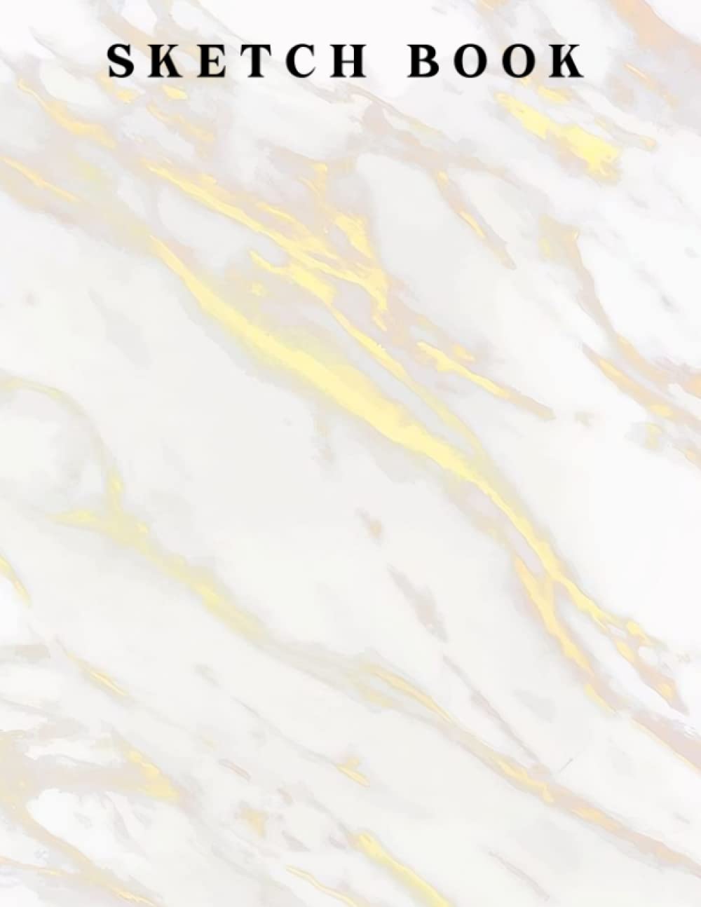 Sketch Book Elegant White Marble: White Marble and Rose Gold Sketch Book | For Doodle, Paint, Write and More | Diary Book for All Ages | Birthday Gifts | Christmas Gifts | Gag Gifts