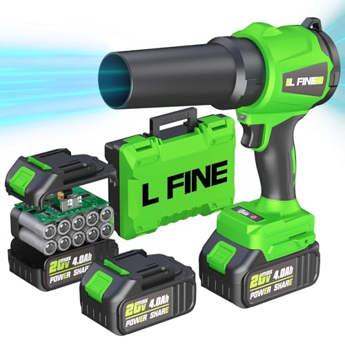 Leaf Blower Cordless - Lightweight Electric Handheld Blower with ...