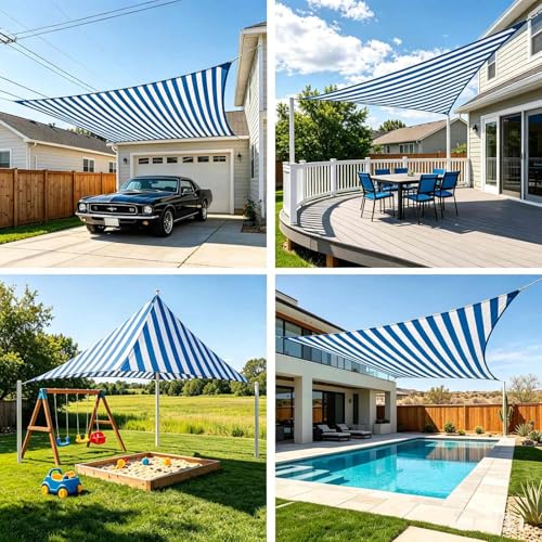 Filet de protection solaire pour bloquer la chaleur sur le balcon