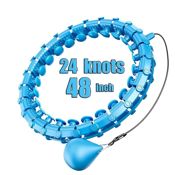 DEVKUVAR Smart Weighted Hoop for Adults Weight Loss,Infinity Fitness Hoop Plus Size for Women Smart Exercise Equipment (B0DCW6R563) Amazon Price History, Amazon Price Tracker