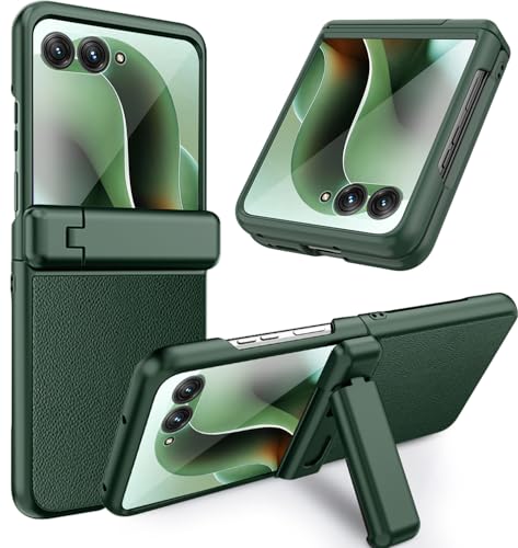 NINKI�K��Moto Razr 60 2025 Ultra�p�P�[�X PC+���U�[���i �l�C ������� �q���W�ی� ���C�`�͗l �ی�t�B�����t�� �Ռ��ی� �X�^���h�@�\ �܂肽���� �T�u��ʕی� ��G��ǂ� �ϏՌ� �f�U�C�� ���g���[�� 60 �E���g�� �P