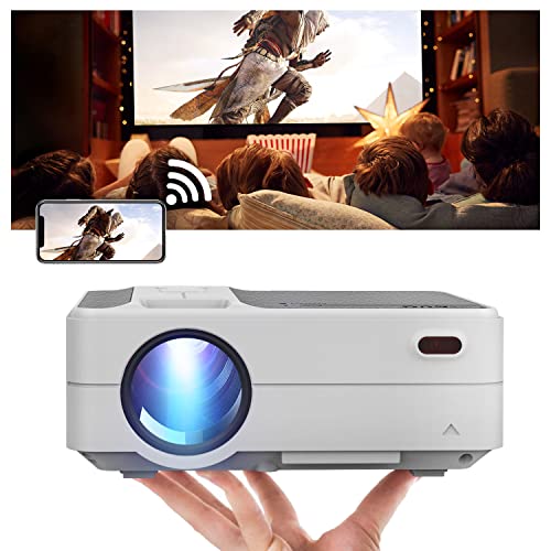 Up To 50% OFF Mini Projector for Outdoor, iOS Android Phone, Wireless HD Projector with WiFi, 1080P YouTube Supported, Portable Video Projector Camping Backyard Movie Nights, Proyector Home Entertainment