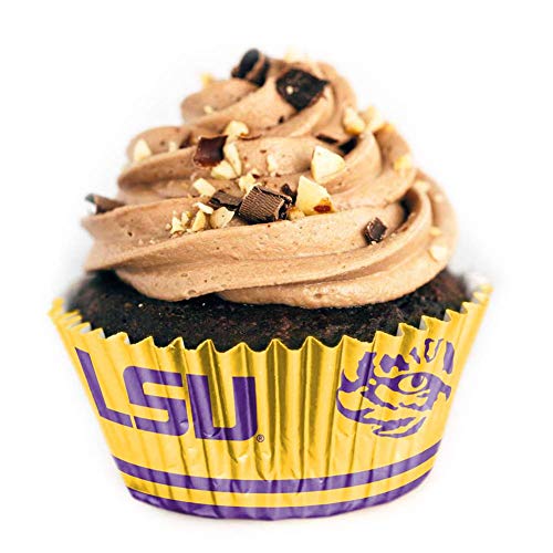 Team ProMark LSU Tigers Cupcake Liners - 36 Pack