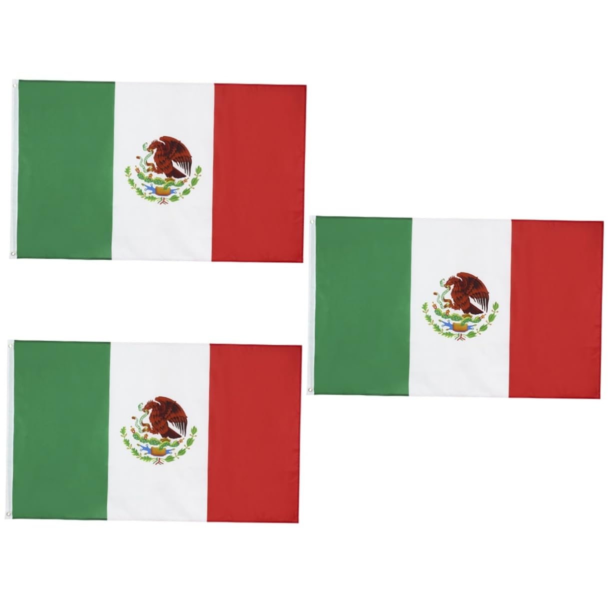 Mexiko Flaggen-Banner – 18 M Mit 40 Mini-Flaggen, Polyester Für Feiern & Patriotische Dekoration