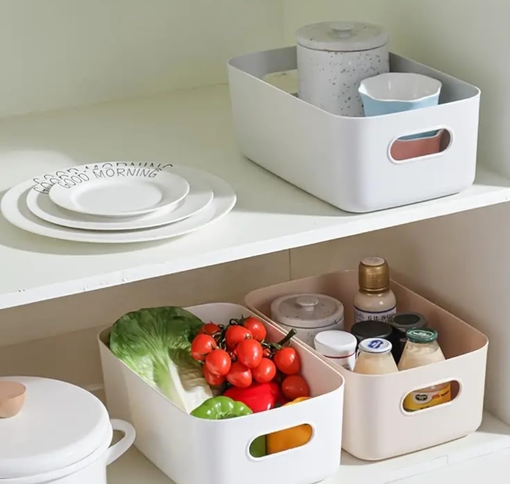 Caja Blanca Yngffb Piezas Cestas De Almacenaje Multiuso, Cajas - Main Image