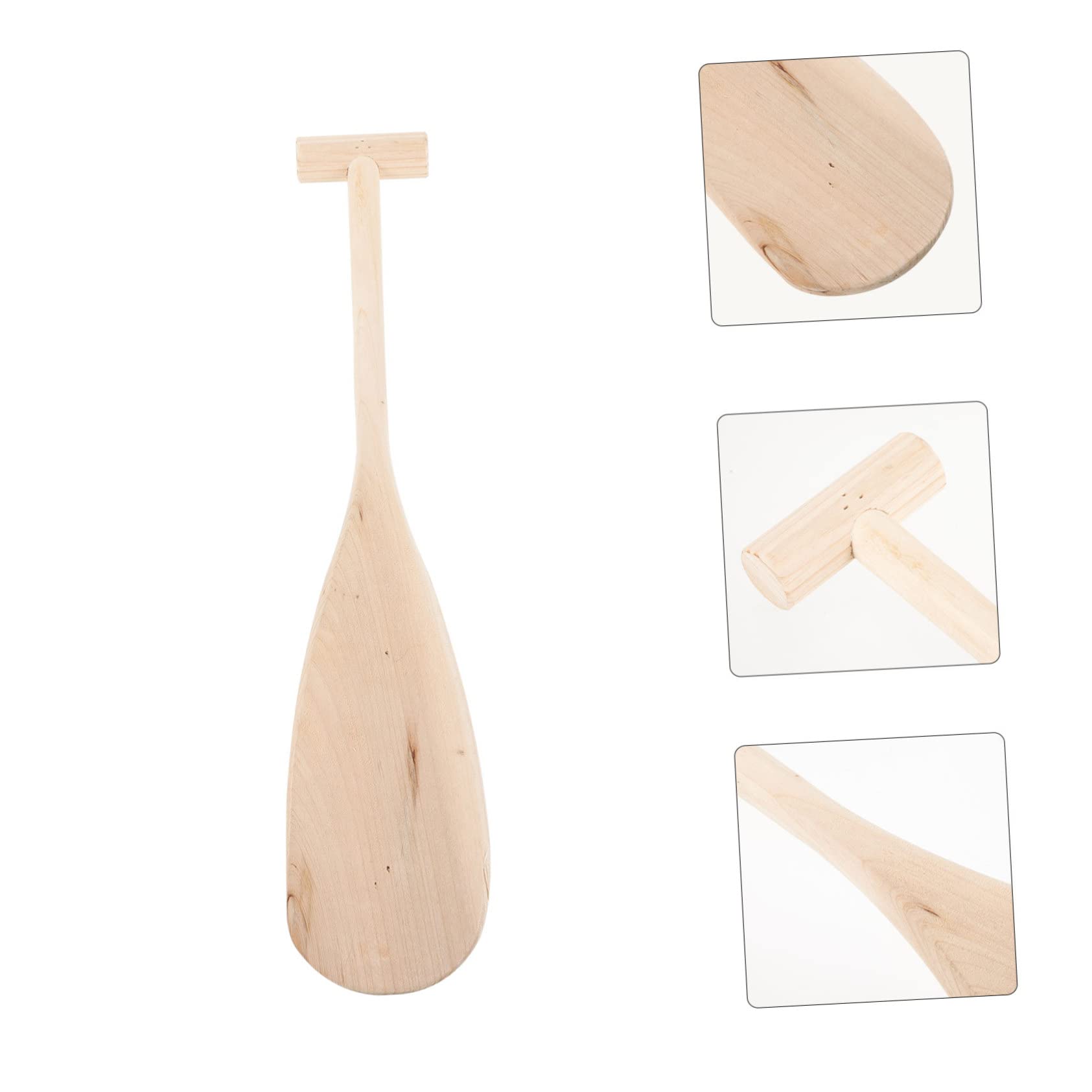 Pagaie Bois Légère Décorative – Idéale Pour Canoë, Kayak, Décor Nautique Ou Jouet Enfant