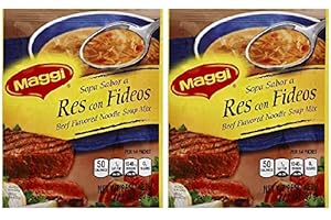 Sopa instantánea de res MAGGI con fideos 2 PACK 60 gr.
