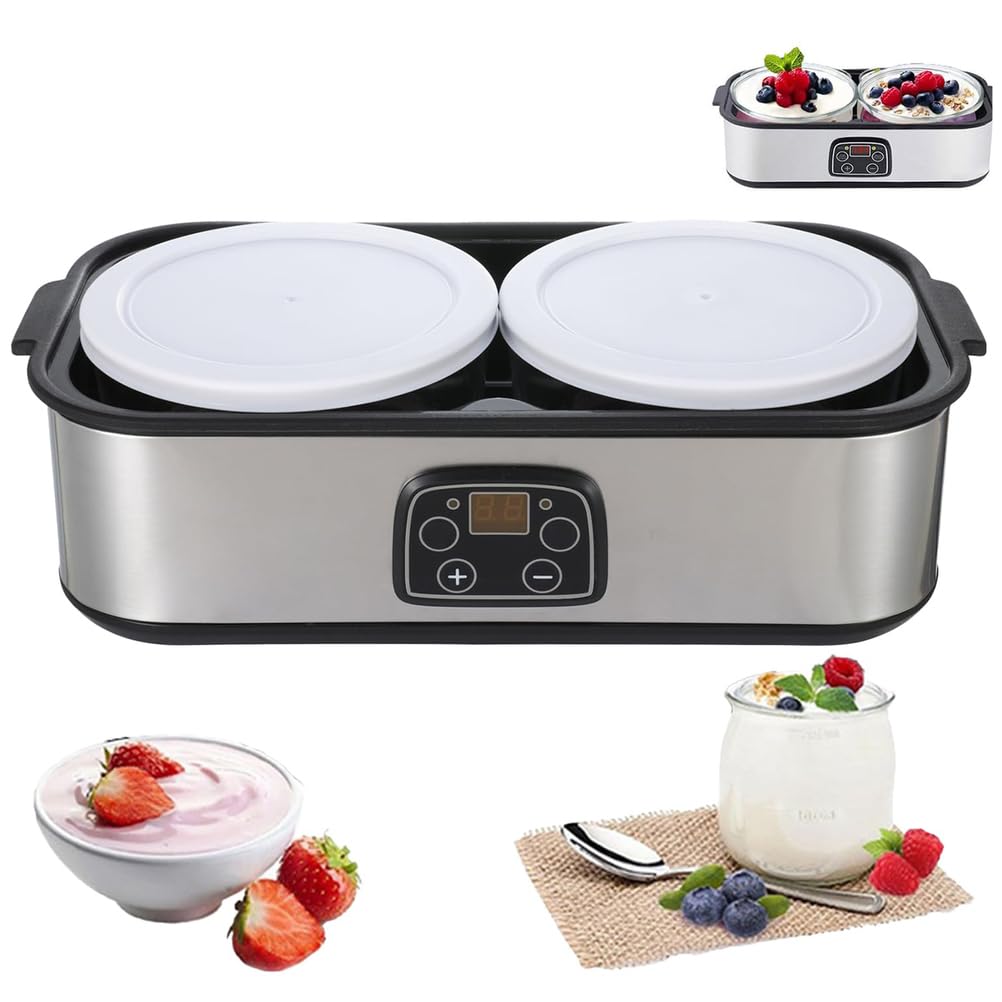 Yogurtiera Elettrica con Temperatura e Timer Regolabili