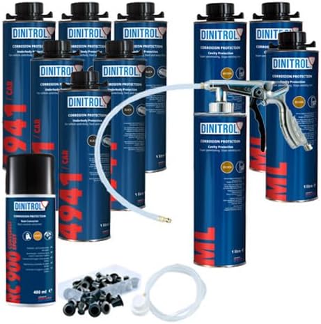 DINITROL DIY RUST PROOFING LITRES KIT FOR LARGE CAR