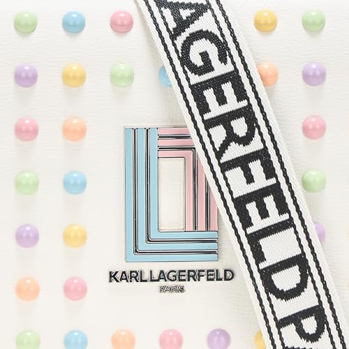 Image of KARL LAGERFELD Women's Simone Studded Satchel Crossbody