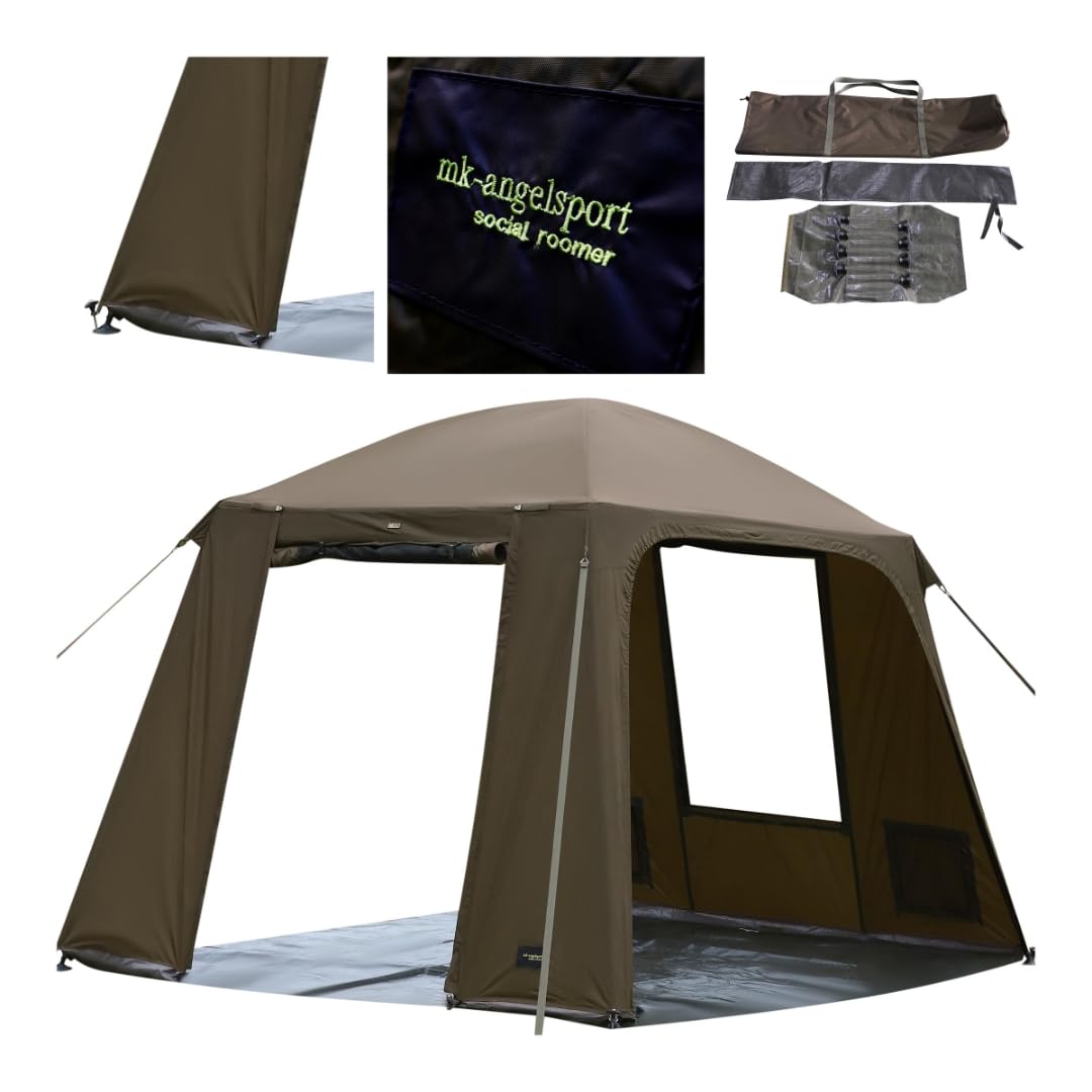MK-Angelsport "Fort Knox Air 2 Man Dome Tienda Uhatex – Incl. Maza de Goma