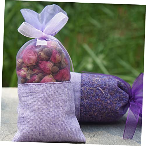 COLLBATH 24 bolsas de sachet de lavanda vacías miniatura 5
