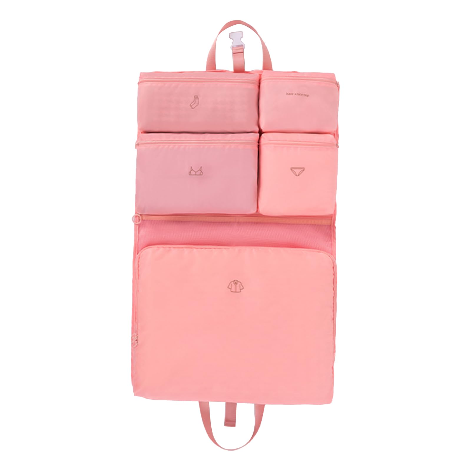 Mehrzweck-Reise-Aufbewahrungstasche, stabile Organizer für Kleidung und Accessoires, mit mehreren Schichten, Kleiderschränke, Hängetasche
