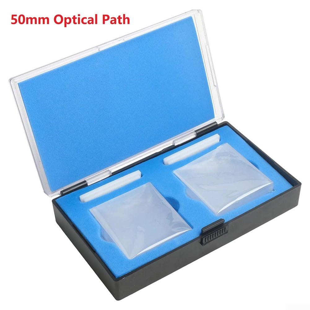 Quarzküvette, 50 mm, 2 Stück, optische Wegküvette für 751 722 Spektrophotometer, Laboranalysegerät