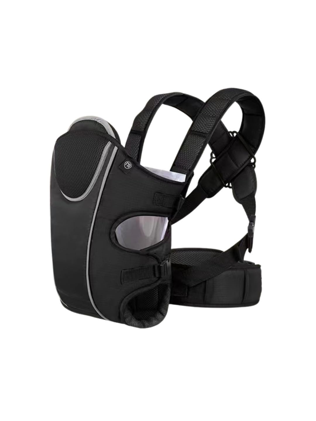 Hip Seat Baby Carrier with 4 Carry Positions | Baby Carrier with Hip Seat for 6 to 36 Months | Adjustable New-Born to Toddler Carrier | Max Weight Up to 20 Kgs - CRB3134A (Black)-image-17