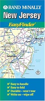 Map Rand McNally New Jersey Easyfinder Map (Durable) Book
