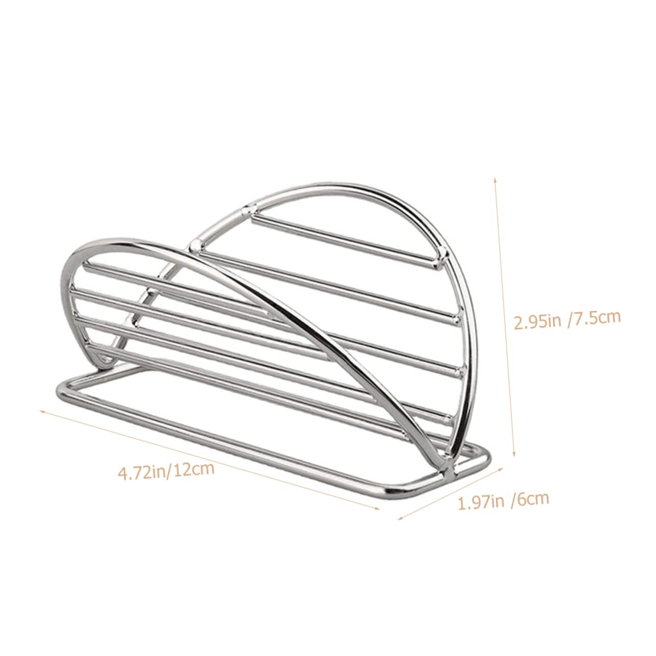 LIFKOME Soporte para Tacos de Acero Inoxidable, 3 Piezas, Diseño Vertical