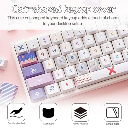 72 adhesivos transparentes para teclado para uñas largas miniatura 6
