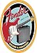 Desperate Enterprises Fender Guitars & Amplifiers Round Tin Sign, 11.75" Diameter