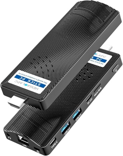 Image of PC Stick Win 11 Pro, Celeron J4115 8GB DDR4 RAM 128GB eMMC Fanless Mini Computer, Dual WiFi /BT5.2 /4K 60Hz /USB PD3.0 Business Office Industrial Media Desktop Computers