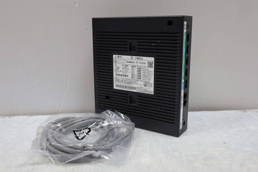 未使用！ECOルーター 本体と付属品NTT RT-500MI 未使用！ECOルーター 本体と付属品NTT RT-500MI
