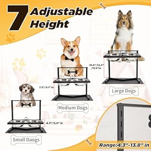 Grand-Line-Elevated-Dog-Bowls-7-Height-Adjustable-10-Tilted-Raised-Dog-Bowls-Stand-with-Spill-Proof-Mat-Two-15L-Stainless-Steel-Dog-Food-Water-Bowls-for-Large-Medium-Small-Dogs-43-138-in - Cucciolini Doodles   Grand-Line-Elevated-Dog-Bowls-7-Height-Adjustable-10-Tilted-Raised-Dog-Bowls-Stand-with-Spill-Proof-Mat-Two-15L-Stainless-Steel-Dog-Food-Water-Bowls-for-Large-Medium-Small-Dogs-43-138-in