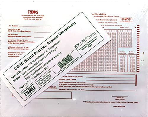 Jyoti CBSE Board practice Answer worksheets