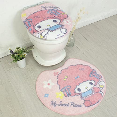サンリオ(SANRIO) マイメロディ&マイスウィートピアノ トイレ2点セット トイレタリー トイレマット 温水洗浄便座用 ウォシュレット トイレカバー キャラクター マイメロディ サンリオ SANRIO SB-640-S
