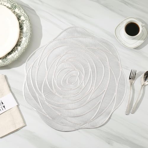 Set de table rose résistant hautes températures avec dessous de verre isolant
