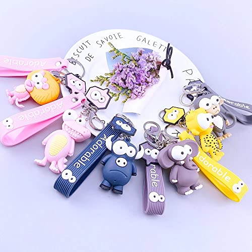 Image of Cute Cartoon BTS Keychain for Girls and Boys - Gift for Army and Kpop Lovers - Bag, Luggage Keyrings, Albums Keys Gifts