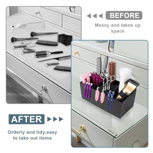 Organizador de estação de salão de beleza, organizador de barbeiro, organizador de salão, suporte de