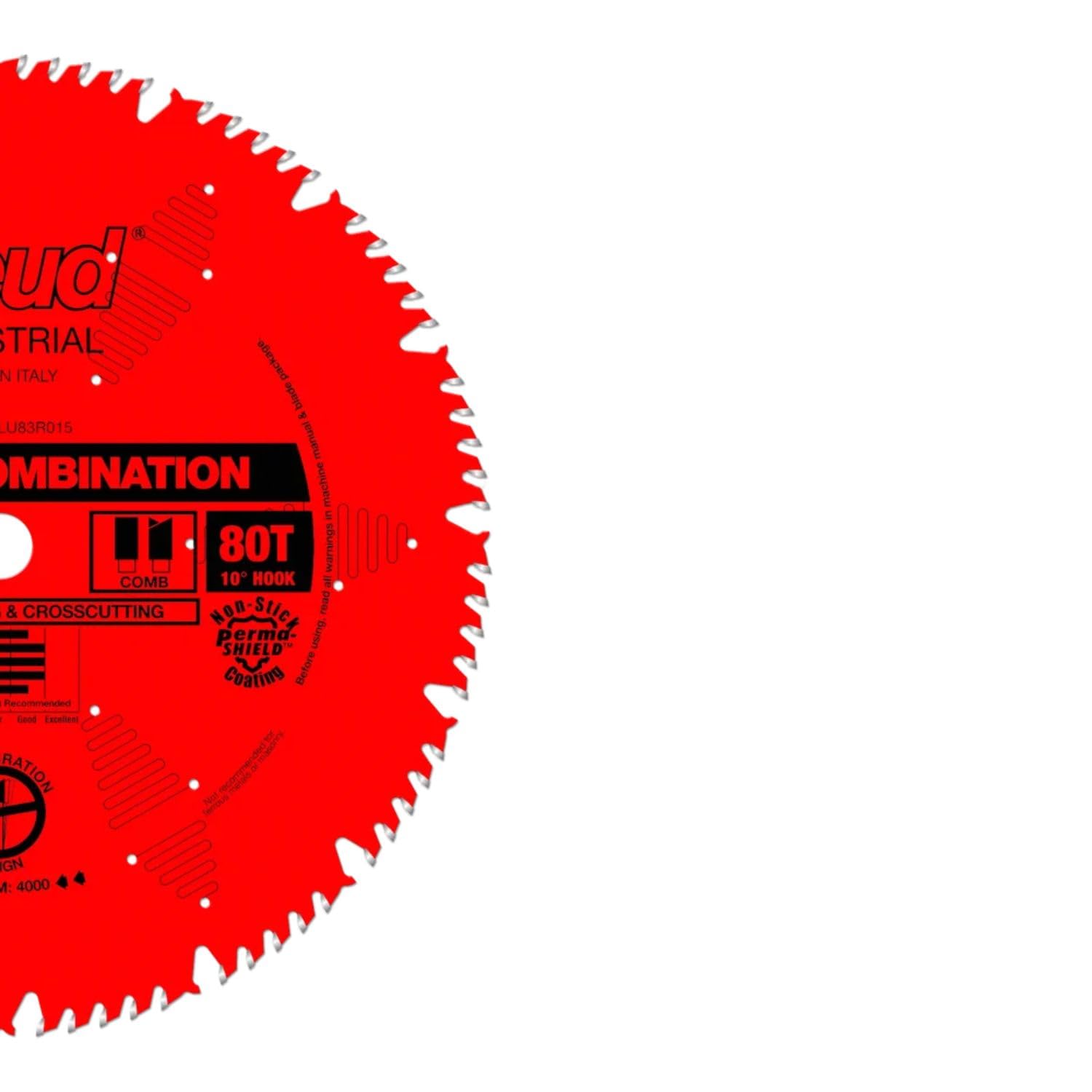 Freud LU83R015 15X80X1 Peine fino KERF rojo, multicolor, talla única