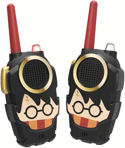 Harry Potter Walkie Talkies para niños FRS largo alcance control de volumen ajustable