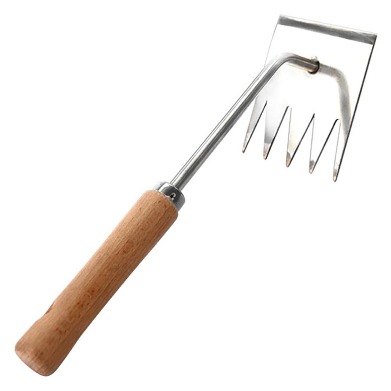 TOYANDONA 3 Stück Hand Unkrautstecher mit Ergonomischem Holzgriff Multifunktionales Gartenwerkzeug für Effizientes Jäten und Wurzelentfernung für Hobbygärtner und Profis