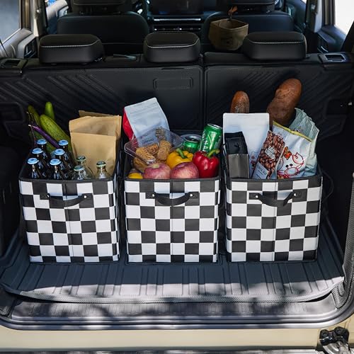 Ohocut Checkered Reusable Grocery Bags