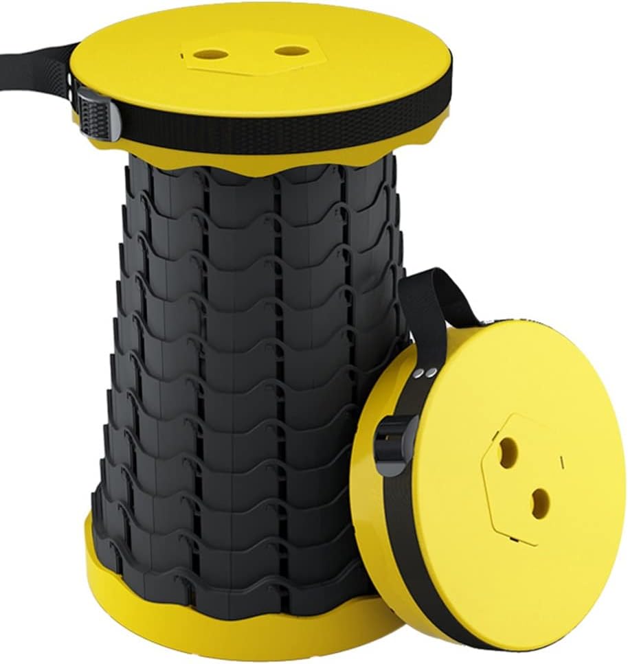 Stools Outdoor Adjustable Folding Stool, Camping Retractable Stool, Travel Plastic Stool, Easy to Carry, Suitable for Camping, Fishing, Travel