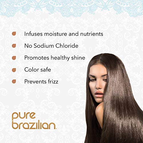 Pure Brazilian - Anti Frizz Daily Shampoo - Salt-Free, Color Safe, With Keratin, Argan Oil, And Acai (13.5 Fl. Ounces / 400 Milliliter) #TOP2