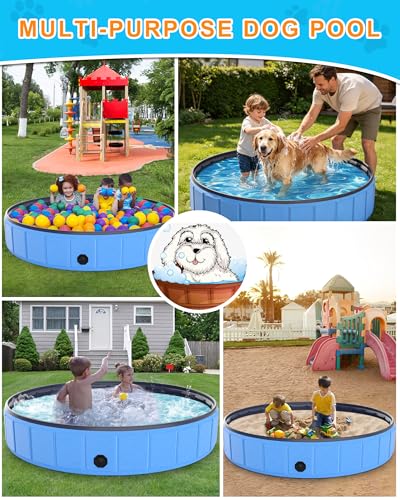 Piscine pour chien Instraella 246x40 cm pliable extra large en PVC durable - 3