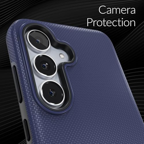 Image of Crave Compatible with Samsung Galaxy S25 FE Case, Shockproof Protection Dual Layer Case for Samsung Galaxy S25 FE (6.7 inch) - Navy