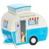 Table Toppers Dog Themed Tabletop Collection Kitchen Dining Tail Wagging - Camper Cookie Jar