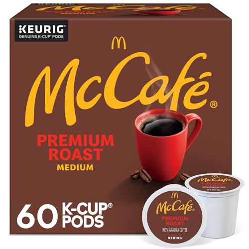 Image of McCafe Premium Roast Coffee, Single Serve Keurig K-Cup Pods, Medium Roast, 60 Count, (6 Packs of 10)