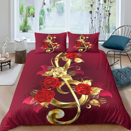 Parure de lit imprimé en 3D douce et confortable en microfibre premium King 220x240