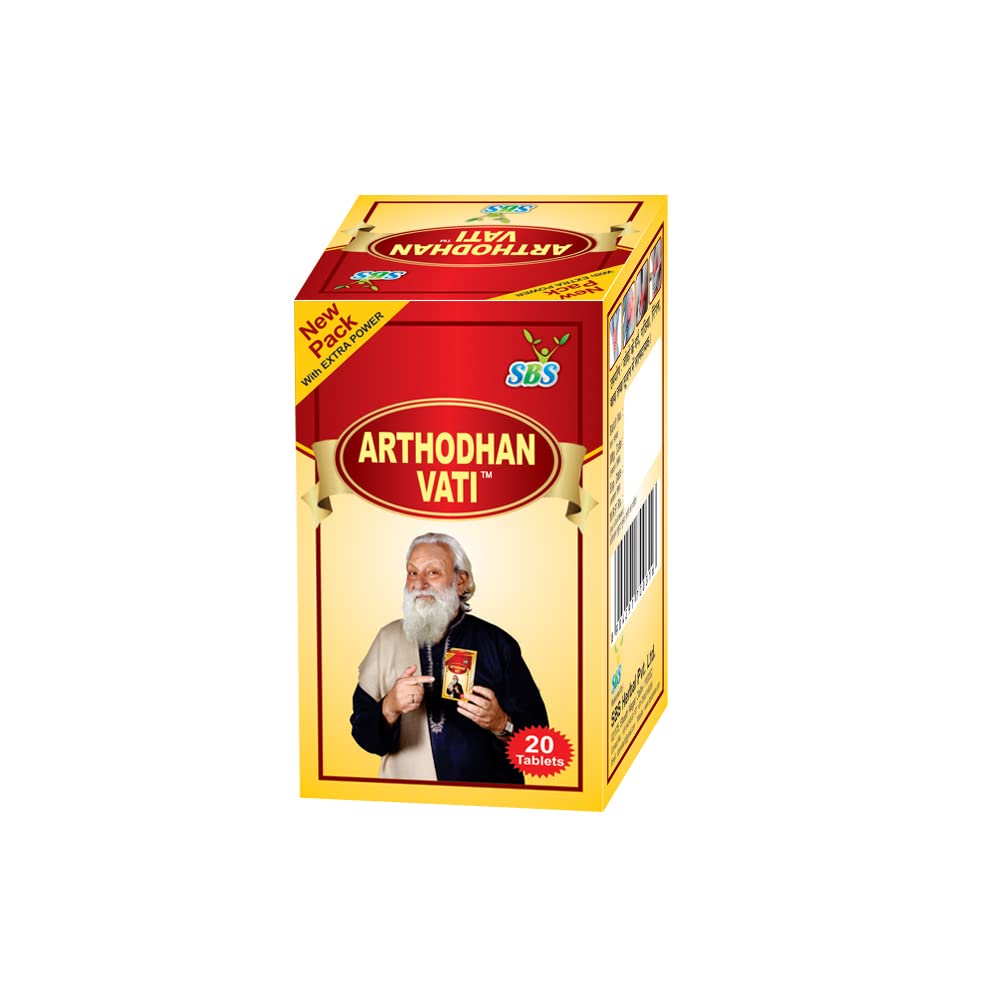 SBS Herbal Arthodhan Vati (Pack Of 2) - 100% Pure & Ayurvedic Joint Pain Relief Tablets (30 Tab) (B09Z6XSXFM) Amazon Price History, Amazon Price Tracker