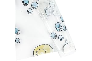 ONEART | Water Drop and Duck Clear TPU Vinyl, 12"×54" Transparent Vinyl...